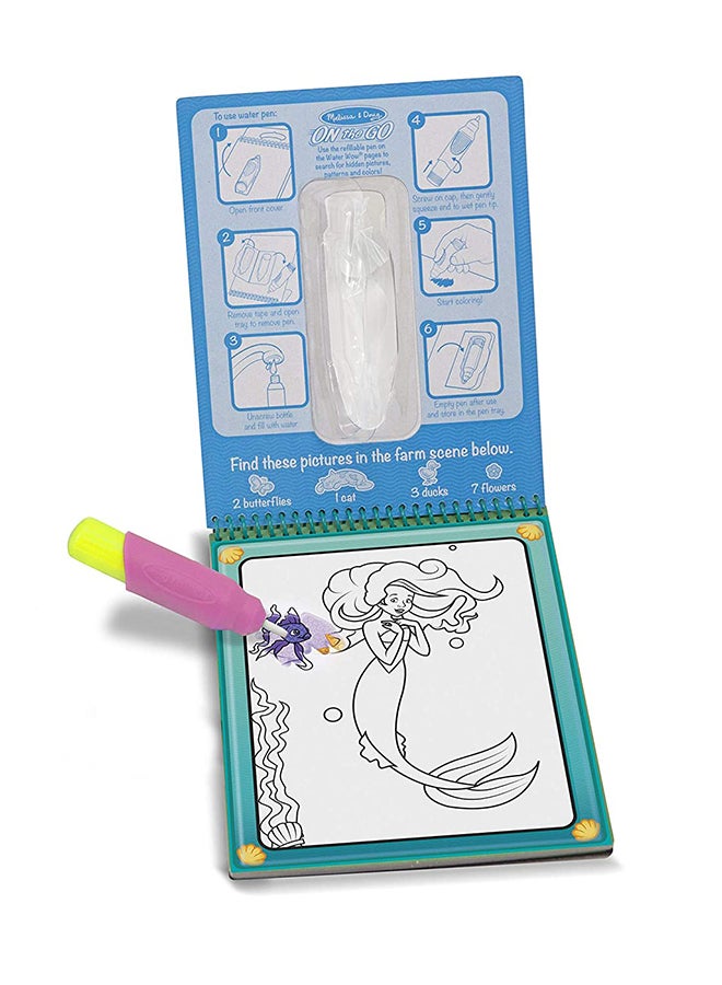 Melissa & Doug Water Wow - Fairy Tale – Reusable Water-Reveal Activity Pad with 4 Magical Scenes & Refillable Pen – Mess-Free Creative Travel Toy for Kids – Ages 3+ MD9415 Multicolour - Image 2