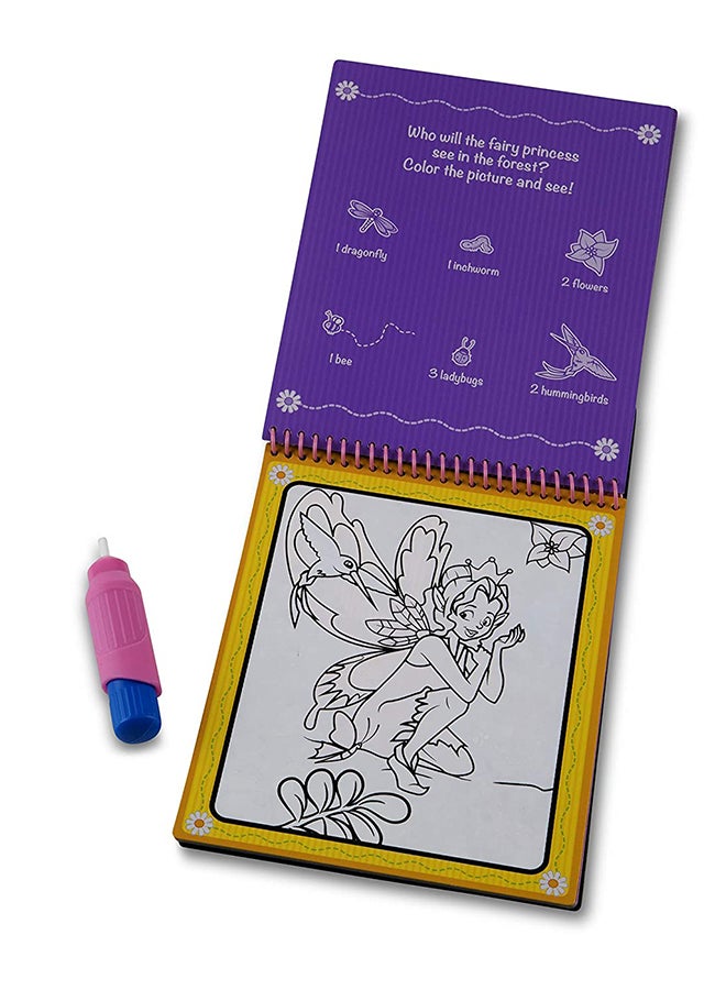 Melissa & Doug Water Wow - Fairy Tale – Reusable Water-Reveal Activity Pad with 4 Magical Scenes & Refillable Pen – Mess-Free Creative Travel Toy for Kids – Ages 3+ MD9415 Multicolour - Image 3