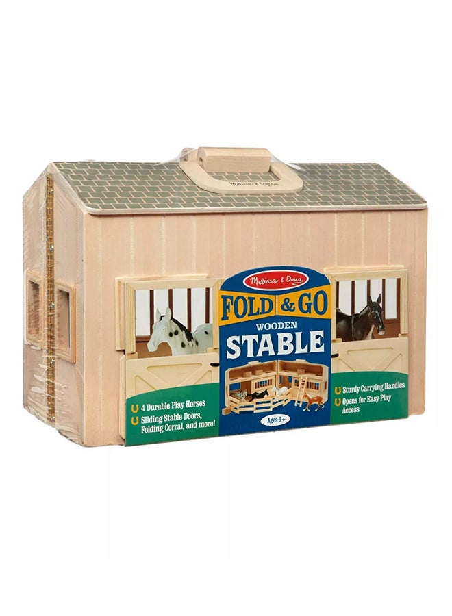 Fold And Go Stable Playset