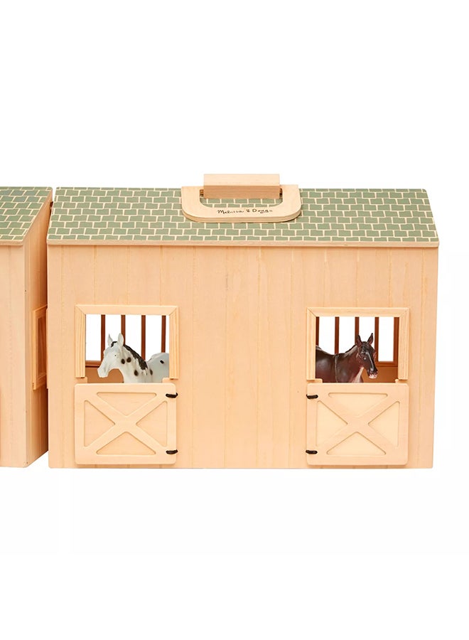 Fold And Go Stable Playset