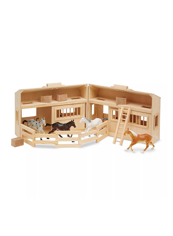 Fold And Go Stable Playset