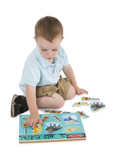Melissa & Doug 8-Piece Musical Instruments Sound Puzzle 732 22.2x29.8x1.9cm  - Image 3