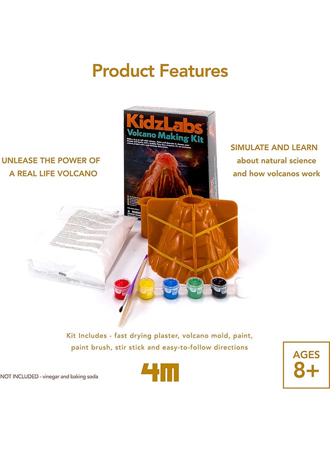 4M مجموعة بناء وعمل مجسم البركان - Image 5