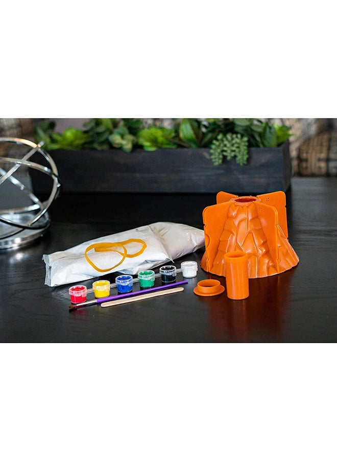 مجموعة بناء وعمل مجسم البركان