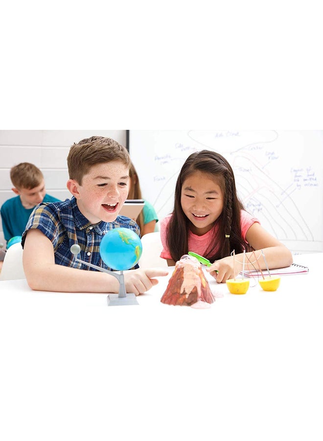 مجموعة بناء وعمل مجسم البركان