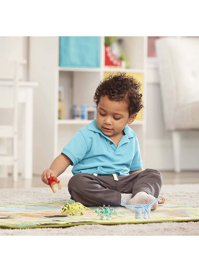 Melissa & Doug - Prehistoric Playground Dinosaur Activity Rug - Image 1