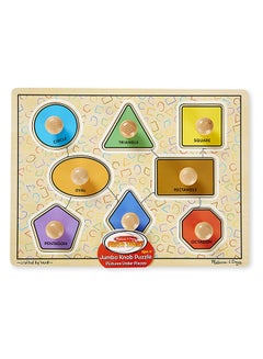 Melissa & Doug Melissa And Doug Large Shapes Jumbo Knob 3390 - Jigsaws And Puzzles  - Image 2