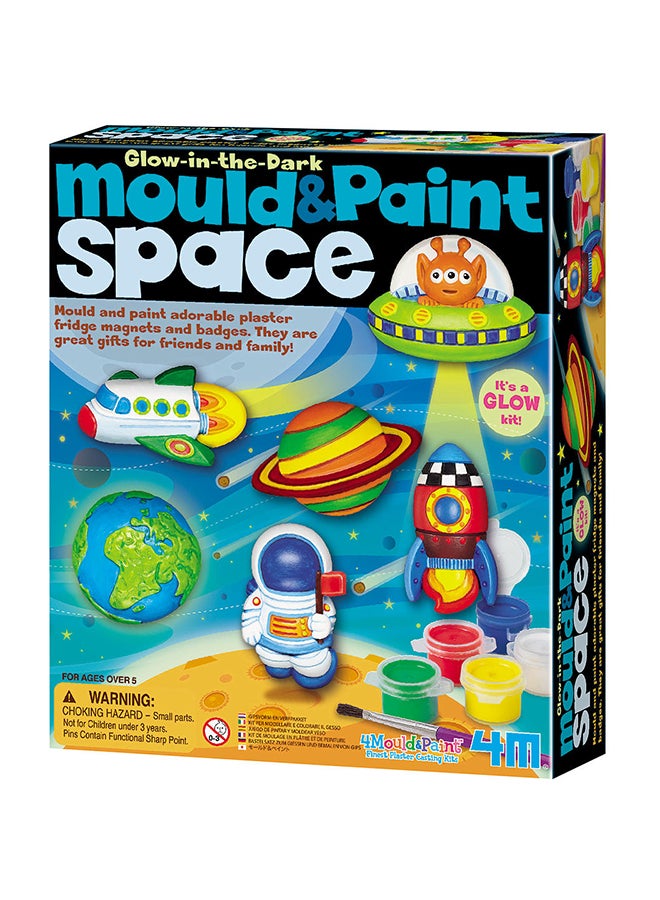 4M لعبة تصميم وتلوين الأشكال الفضائية المتوهجة 18.2سم - Image 1