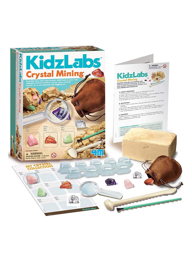 4M لعبة استخراج بلورات الكريستال من مجموعة كيدز لابس 16.7سم - Image 2