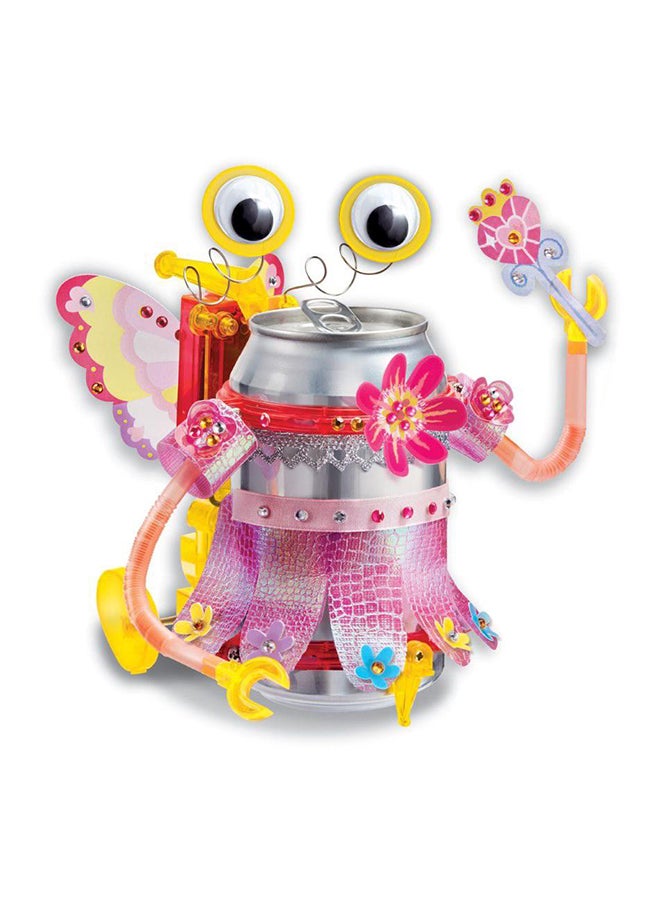 4M لعبة روبوت بتصميم علبة من القصدير من مجموعة العلوم والتكنولوجيا والهندسة والرياضيات 23.5سم - Image 2