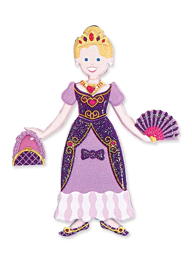Melissa & Doug Puffy Sticker Play Set Princess – 67 Reusable Puffy Stickers with Mix‑&‑Match Royal Outfits, Accessories & 4 Fold‑Out Palace Scenes for Storytelling & Travel Fun | MD9100 11.5 x 8.25inch - Image 3