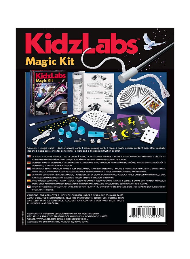 4M Children’s Magic Set – 12 Easy Tricks for Young Magicians | Includes Wand, Cups & Balls, Card Tricks, Rope Tricks & More | Develop Confidence & Showmanship | STEM Toy for Kids Ages 8+ - Image 2