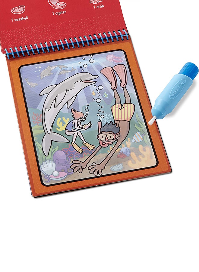 Melissa & Doug Water Wow – Dinosaur – Reusable Water-Reveal Activity Pad with Refillable Pen – 4 Color Pages & Search-&-Find Fun – Mess-Free Travel Toy for Kids Ages 3+ | MD9315 - Image 3