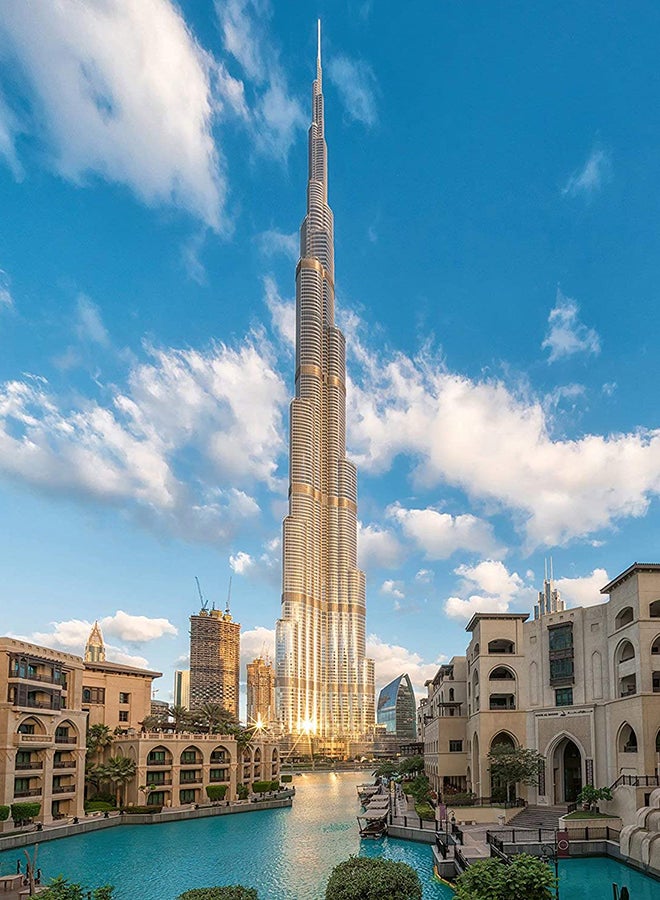 Ravensburger 500‑Piece Burj Khalifa Dubai Jigsaw Puzzle – Iconic Dubai Skyline Scene with Burj Khalifa & Palm Islands in Vivid Night View, SoftClick Precision Fit | 16468‑4 23 x 4 x 3. 4cm - Image 3