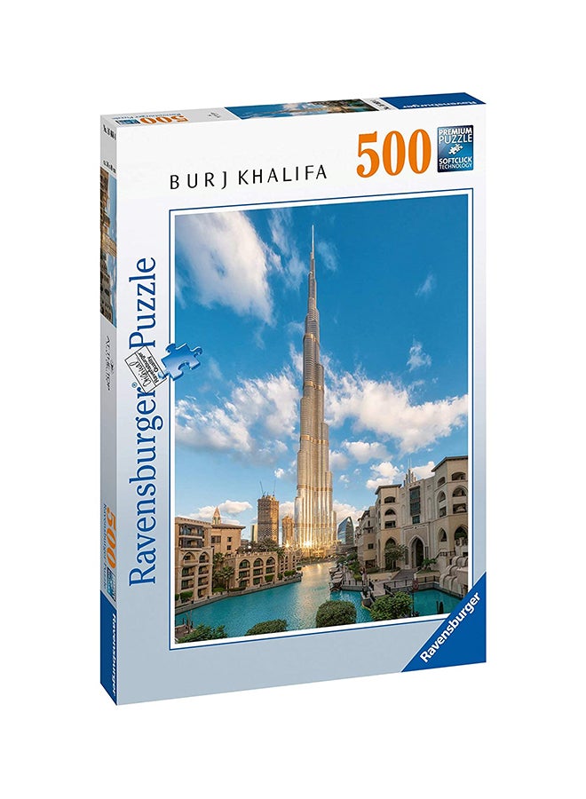 Ravensburger 500‑Piece Burj Khalifa Dubai Jigsaw Puzzle – Iconic Dubai Skyline Scene with Burj Khalifa & Palm Islands in Vivid Night View, SoftClick Precision Fit | 16468‑4 23 x 4 x 3. 4cm - Image 2