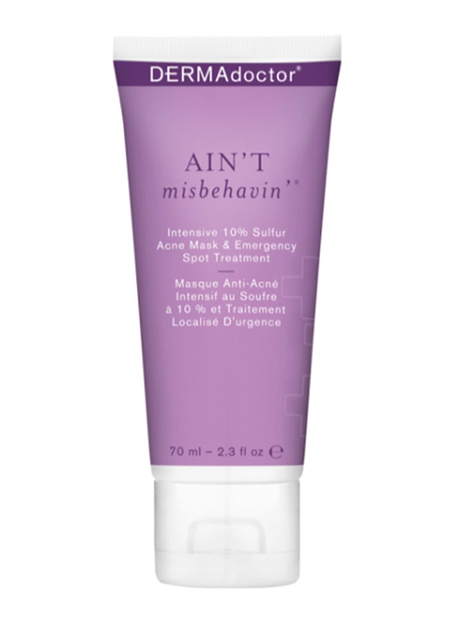 DERMAdoctor Ain't Misbehavin Acne Mask 70ml 