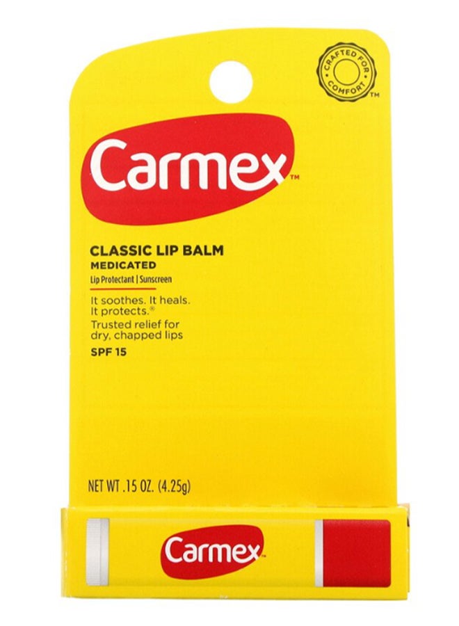 CARMEX SPF 15 Medicated Classic Lip Balm 10grams  - Image 2