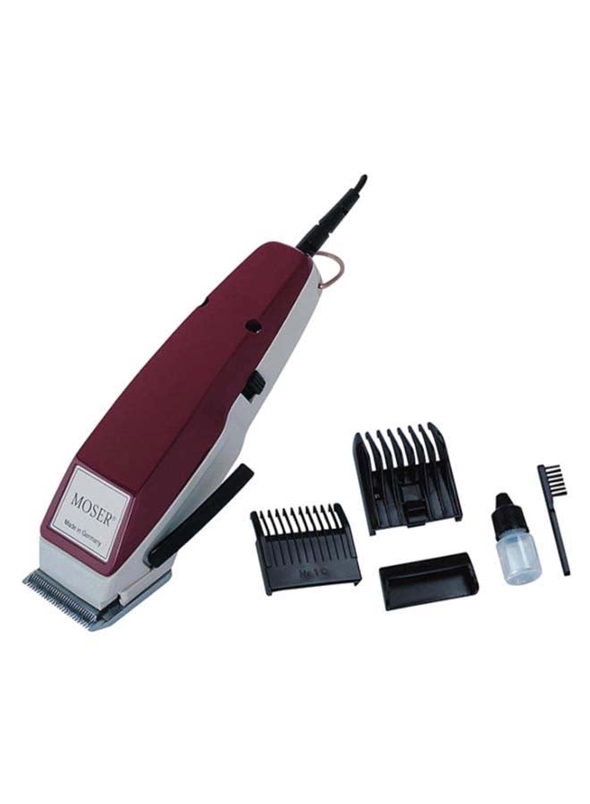 MOSER - Classic 1400 Professional Hair Clipper Kit Red/Black/Grey - Image 1