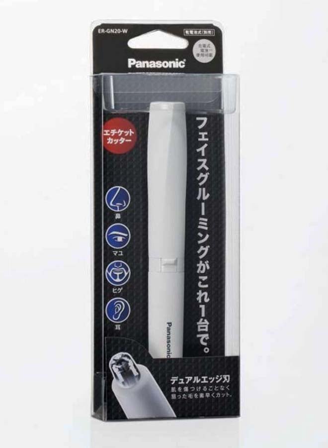باناسونيك ماكينة حلاقة شعر الوجه والأنف أبيض 14.6 x 2سم - Image 2