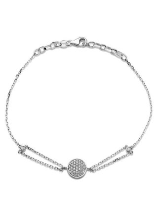 18K White Gold Petite Round Shape Bracelet - v1616743256/N45680732A_1