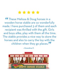 Melissa & Doug Take Along Show Horse Stable Playset  - Image 5
