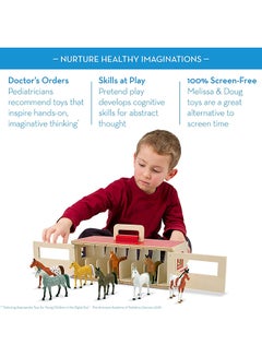 Melissa & Doug Take Along Show Horse Stable Playset  - Image 4