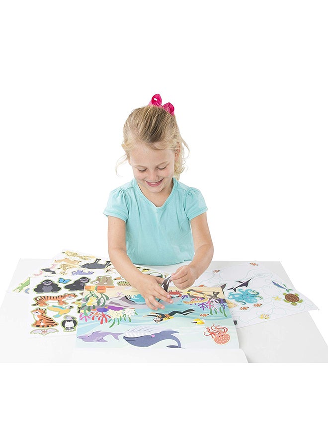 Melissa & Doug - Reusable Sticker Pad - Habitats - Image 1