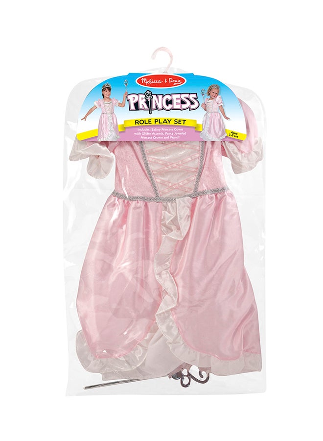 ميليسا آند دوج طقم زي تنكري على شكل أميرة للعبة تقمص الأدوار مكون من 3 قطع 39.3x20.32x71.12سم - Image 3