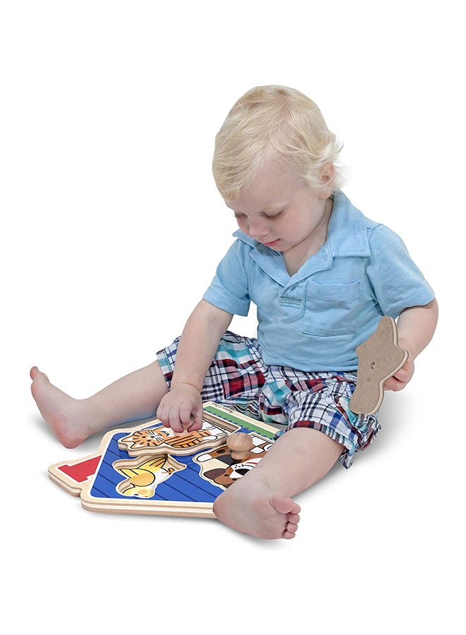 Melissa & Doug House Pets Jumbo Knob Puzzle – 3-Piece Wooden Toddler Puzzle with Easy-Grip Knobs for Animal Recognition, Fine Motor Skills & Early Learning Play for Kids Ages 12 Months+ | MD2055 - Image 4