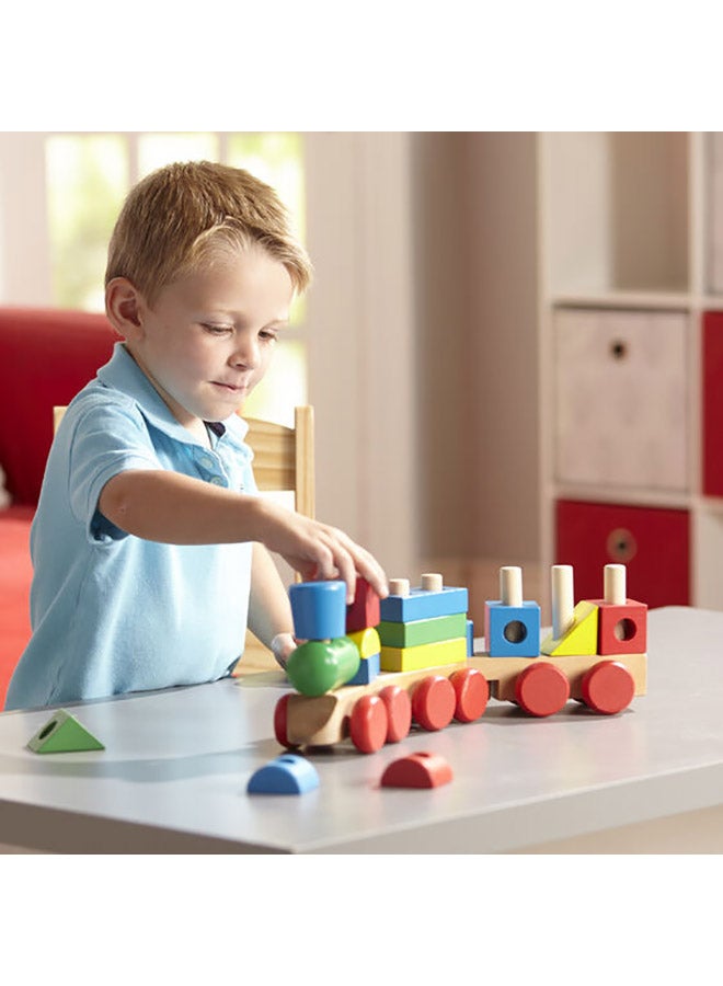 Melissa & Doug - Stacking Train Toddler Toy - Image 1