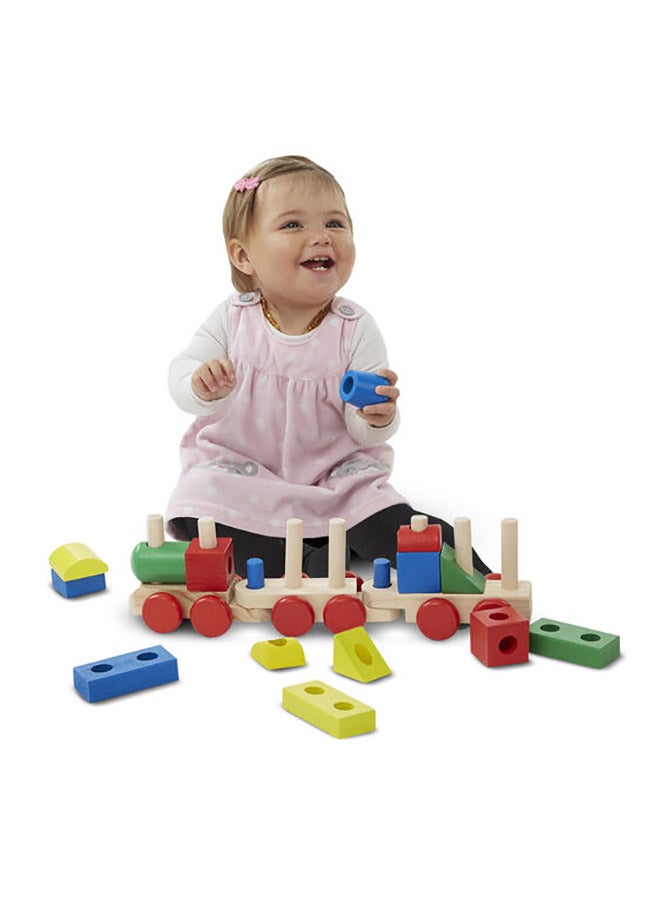 Melissa & Doug - Stacking Train Toddler Toy - Image 1