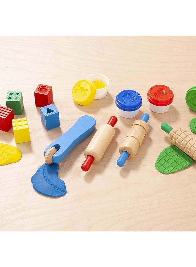 Melissa & Doug Shape, Model And Mold Modelling Dough Kit 3.81 x 25.4 x 25.4cm - Image 3