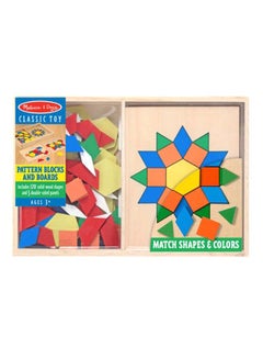 Melissa & Doug Pattern Blocks and Boards Classic Toy  - Image 3