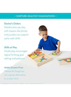 Melissa & Doug Pattern Blocks and Boards Classic Toy  - Image 5