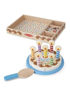 Melissa & Doug Birthday Party Wooden Play Food 511  - Image 2