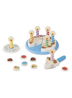 Melissa & Doug Birthday Party Wooden Play Food 511  - Image 3