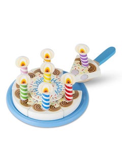 Melissa & Doug Birthday Party Wooden Play Food 511  - Image 4