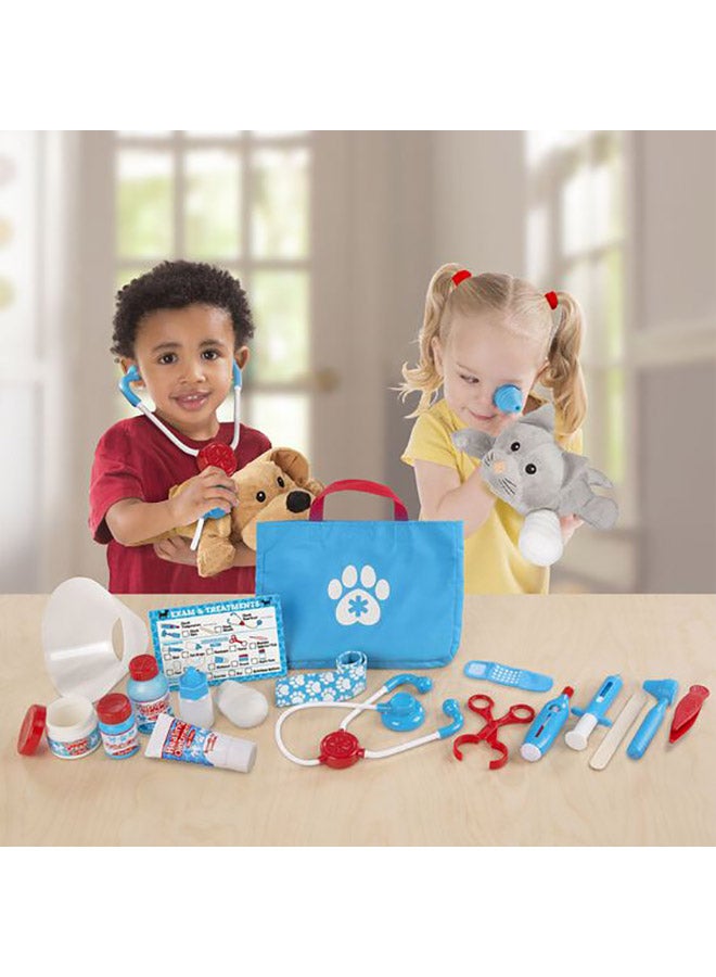 Melissa & Doug - 24-Piece Examine And Treat Pet Vet Set - Image 1