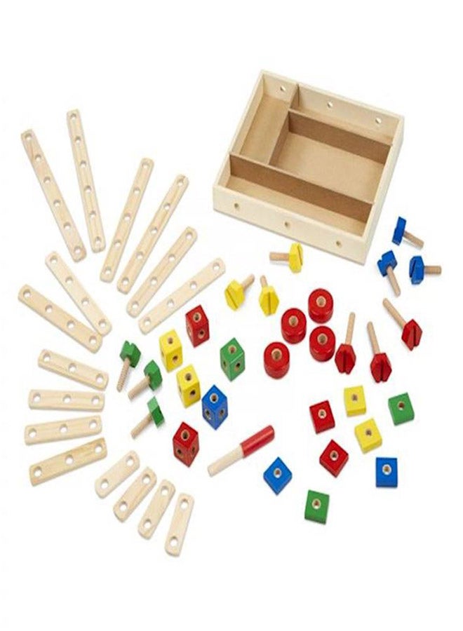 Melissa & Doug 48-Piece Classic Construction Set In A Box  - Image 2