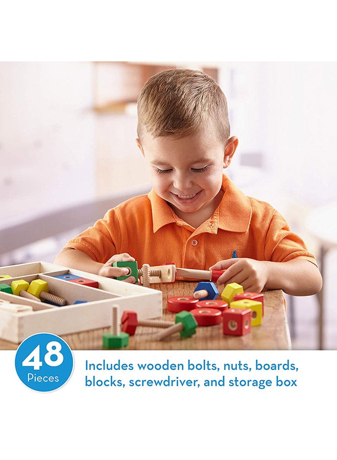Melissa & Doug 48-Piece Classic Construction Set In A Box  - Image 5