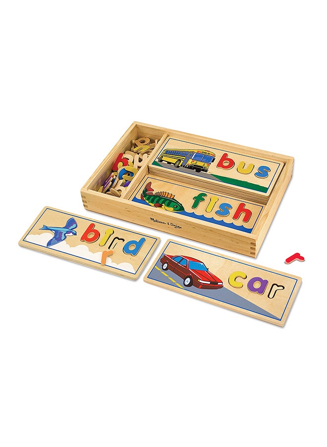 Melissa & Doug - See And Spell Learning Activity Game - Image 1