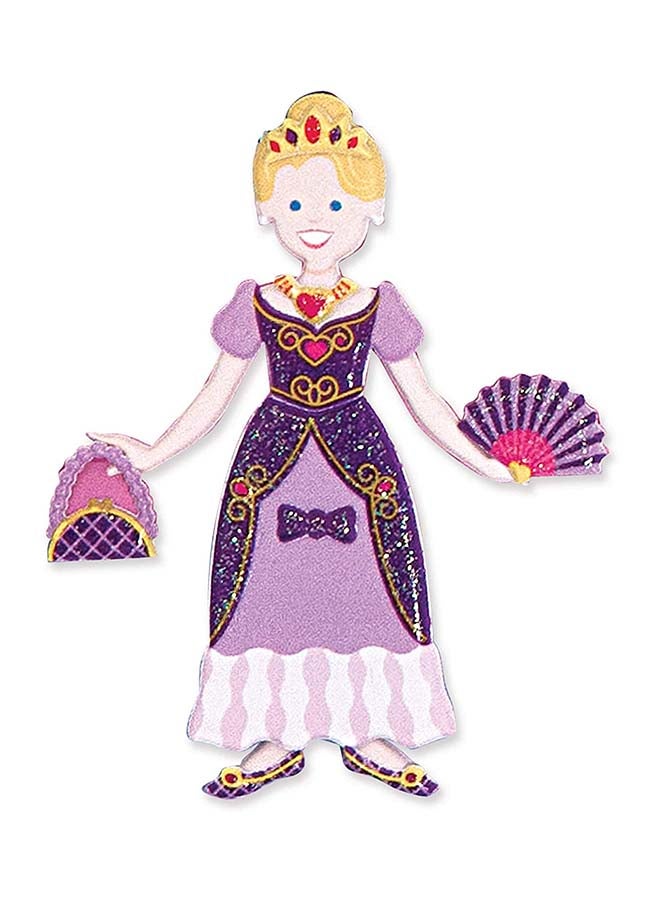 Melissa & Doug Puffy Sticker Play Set Princess – 67 Reusable Puffy Stickers with Mix‑&‑Match Royal Outfits, Accessories & 4 Fold‑Out Palace Scenes for Storytelling & Travel Fun | MD9100 11.5 x 8.25inch - Image 5