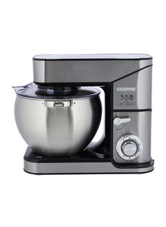 GEEPAS Kitchen Machine with Whisk, Beater & Dough Hook| 10L Stainless Steel Removable Bowl with Transparent Lid | Tilt Head Electric Mixer with 6 Speed & Pulse Function 10.0 L 2000.0 W GSM43041 Silver  - Image 1