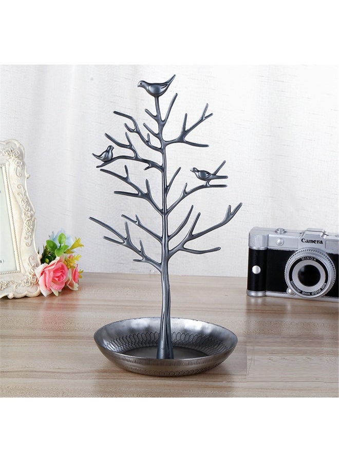 WLFF Birds Tree Vintage Jewellery Showcase Rack - Image 1