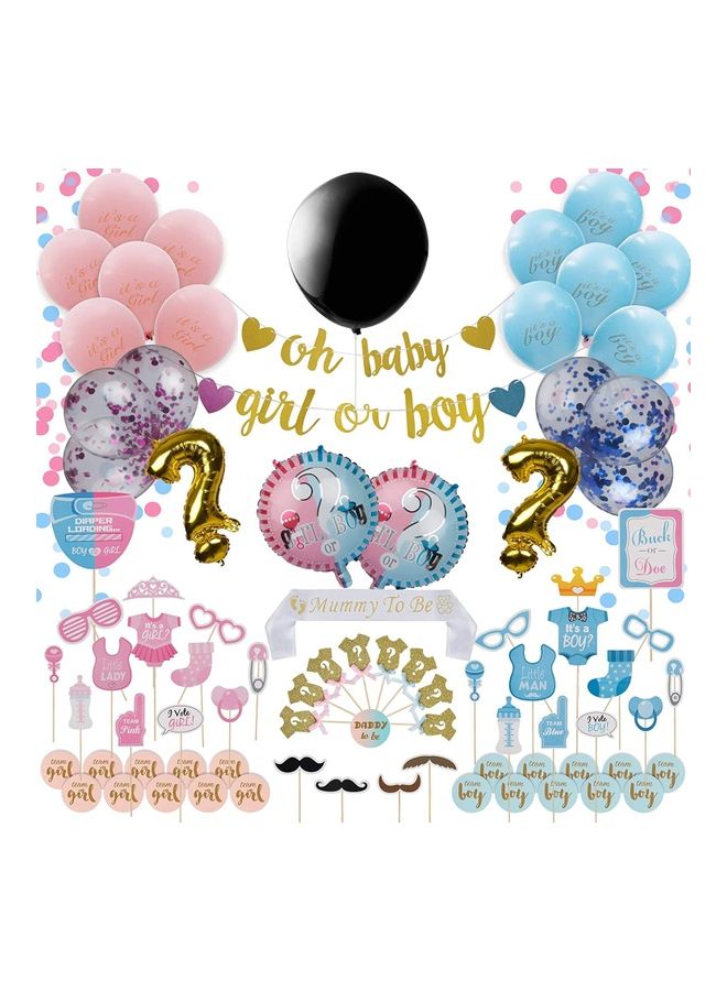 Gender Reveal Party Supplies Kit - Image 1