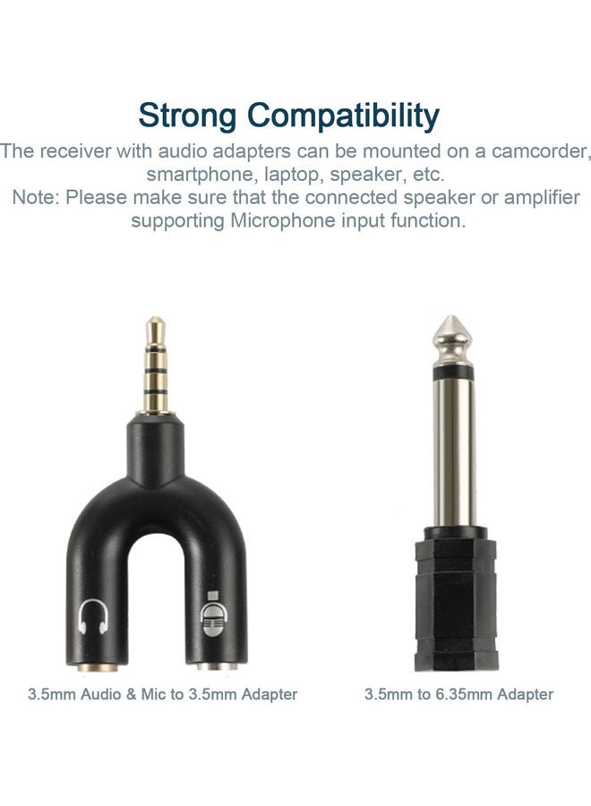 Wireless Microphone V8748_P Black - Image 4