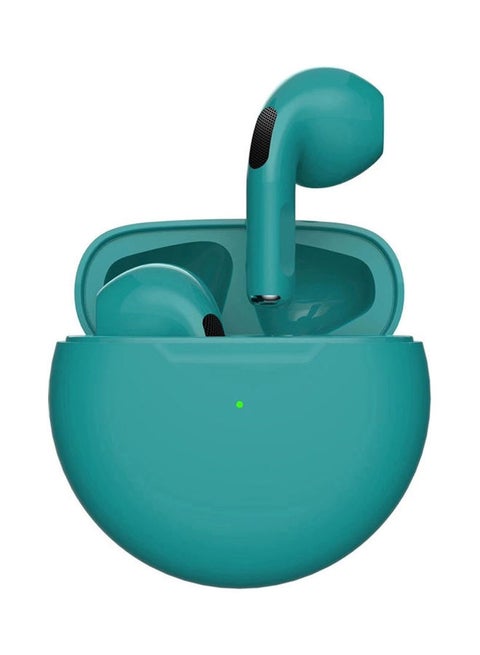 J6 TWS Bluetooth In-Ear Earbuds With Charging Case Green
