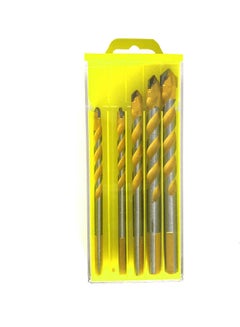 5-Piece Twist Head Drill Bit Set Gold/Silver - v1616765377/N45790660A_1