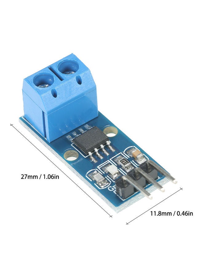 ACS712 30A Range Current Sensor Module Module Compatible with Arduino Multicolour