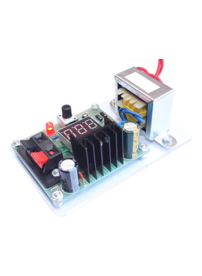 Generic - LM317 1.25V-12V Continuously Adjustable Regulated Voltage Power Supply DIY Kit with Transformer Multicolour - Image 1